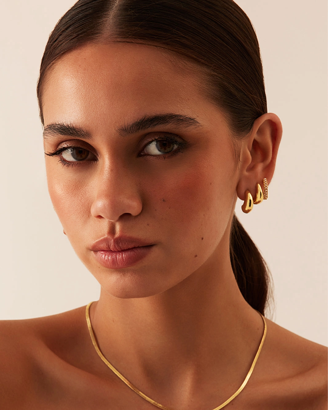 EVERLEIGH EARRING 3 PACK - GOLD PLATED 18K