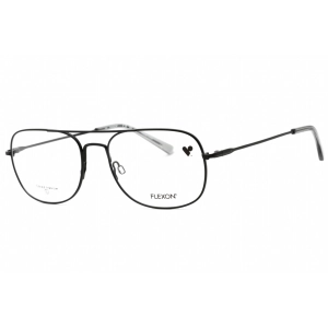 Flexon Men's Eyeglasses - Black Metal Full Rim Frame | FLEXON H6066 001