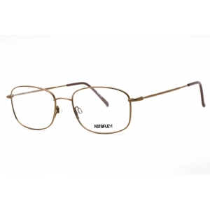 Flexon Men's Eyeglasses - Coffee Metal Rectangular Full Rim Frame | AUTOFLEX 47 218