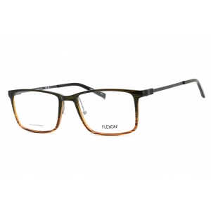 Flexon Men's Eyeglasses - Olive/Whiskey Gradient Rectangular Frame | FLEXON EP8009 315
