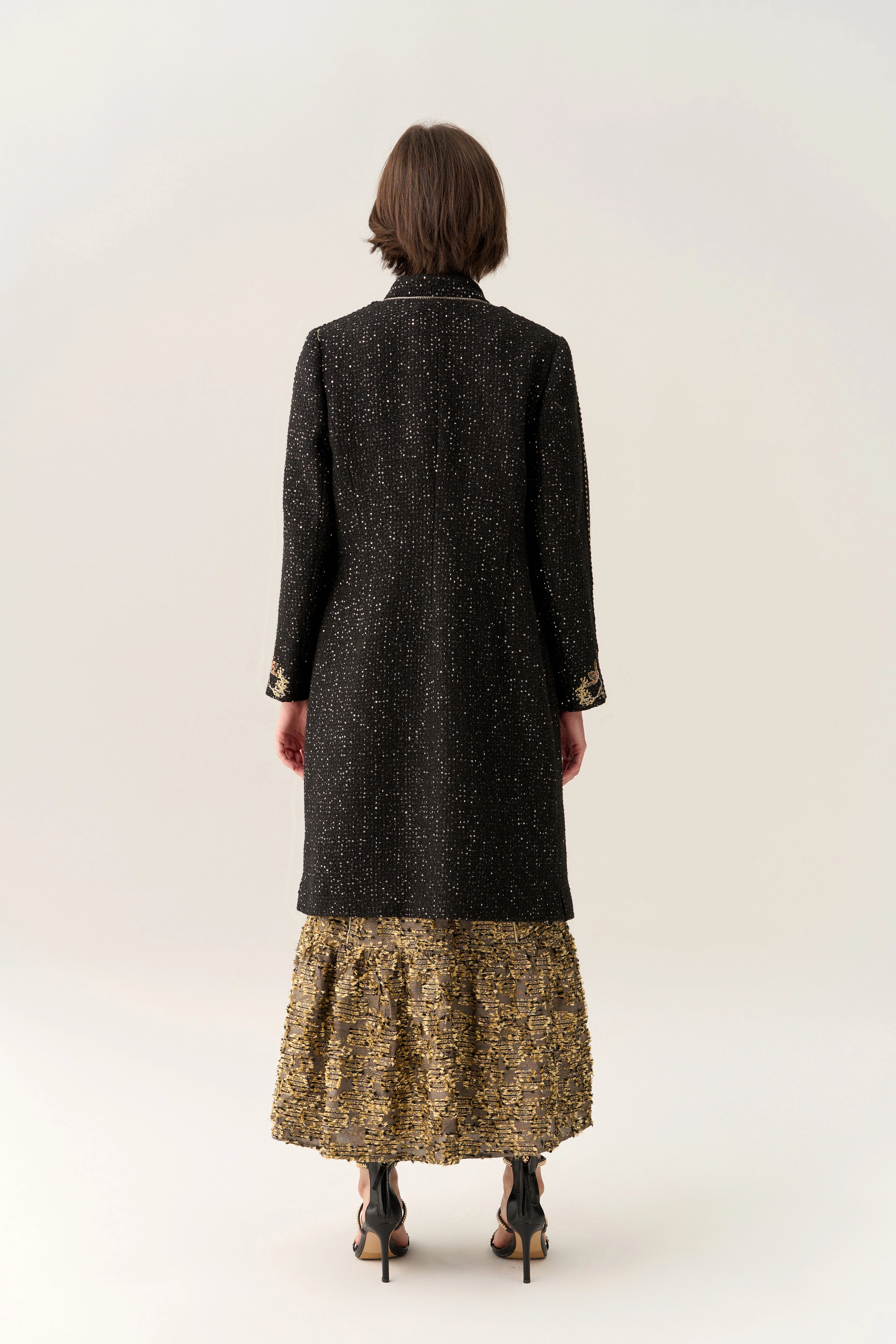 Floral Embroidery Luxe Dress
