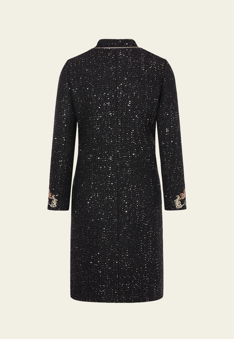 Floral Embroidery Luxe Dress
