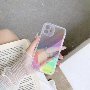 For iPhone 12 2 in 1 TPU   PC Colorful Plating Phone Case