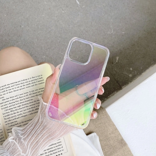 For iPhone 13 2 in 1 TPU   PC Colorful Plating Phone Case