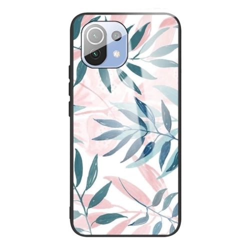 For Xiaomi Mi 11 Colorful Painted Glass Shockproof Protective Case(Big eyes