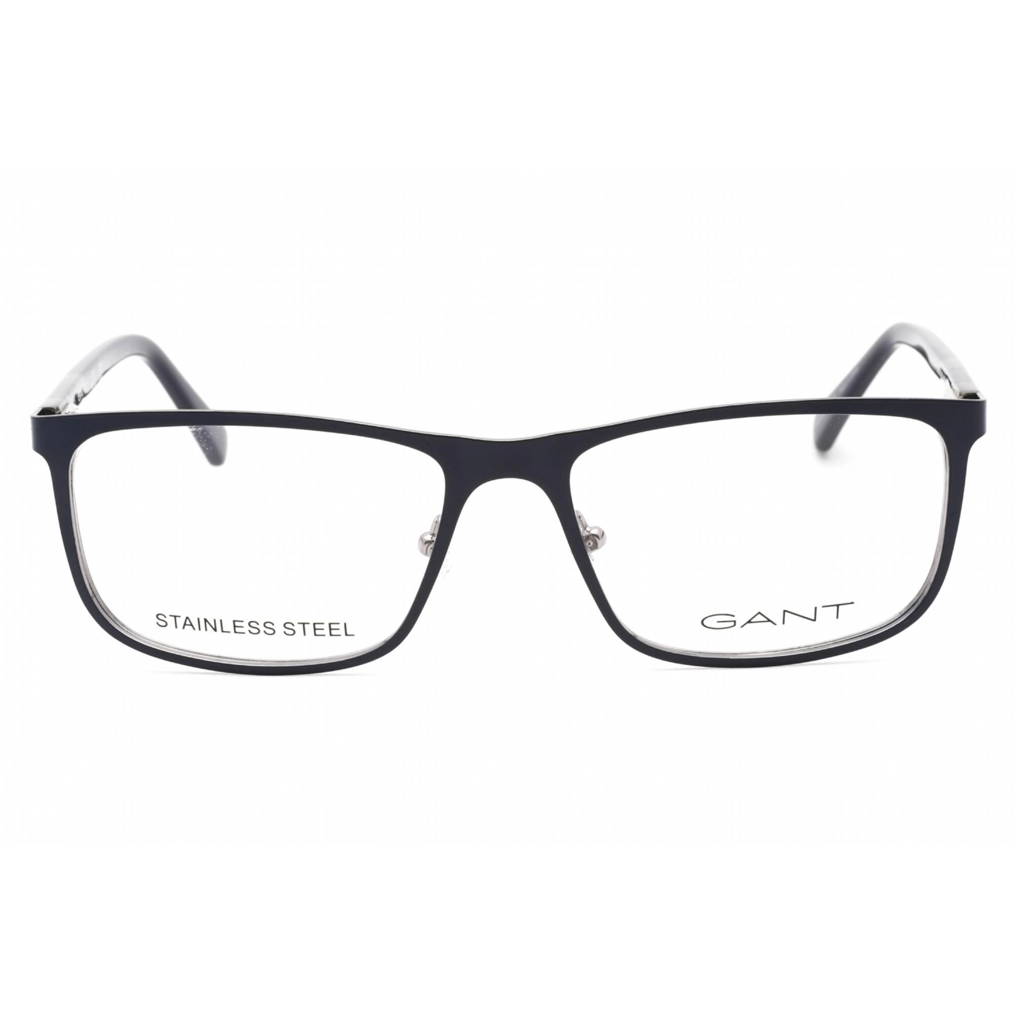 Gant Men's Eyeglasses - Matte Blue Full Rim Rectangular Frame, 56 mm | GA3280 091