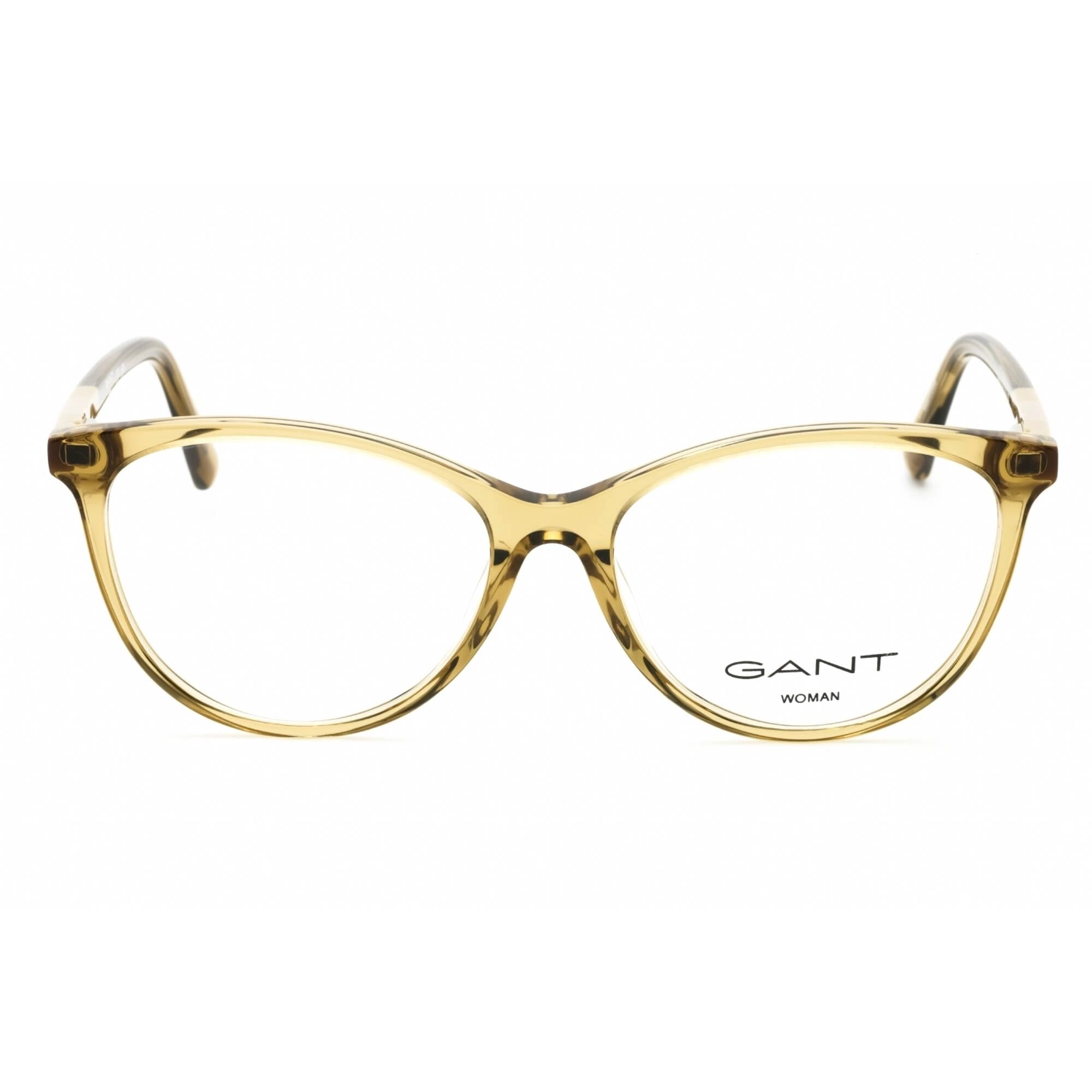 Gant Women's Eyeglasses - Shiny Yellow Cat Eye Frame Clear Demo Lens | GA4149 039