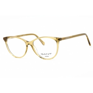 Gant Women's Eyeglasses - Shiny Yellow Cat Eye Frame Clear Demo Lens | GA4149 039