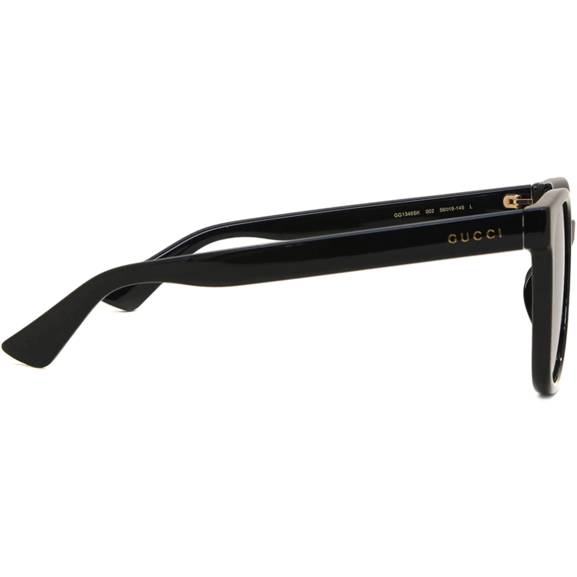 Gucci Men's Sunglasses - Black Acetate Full Rim Square Shape Frame | GG1346SK 002