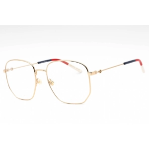 Gucci Women's Eyeglasses - Gold Metal Full Rim Geometric Shape Frame | GG0396O 002