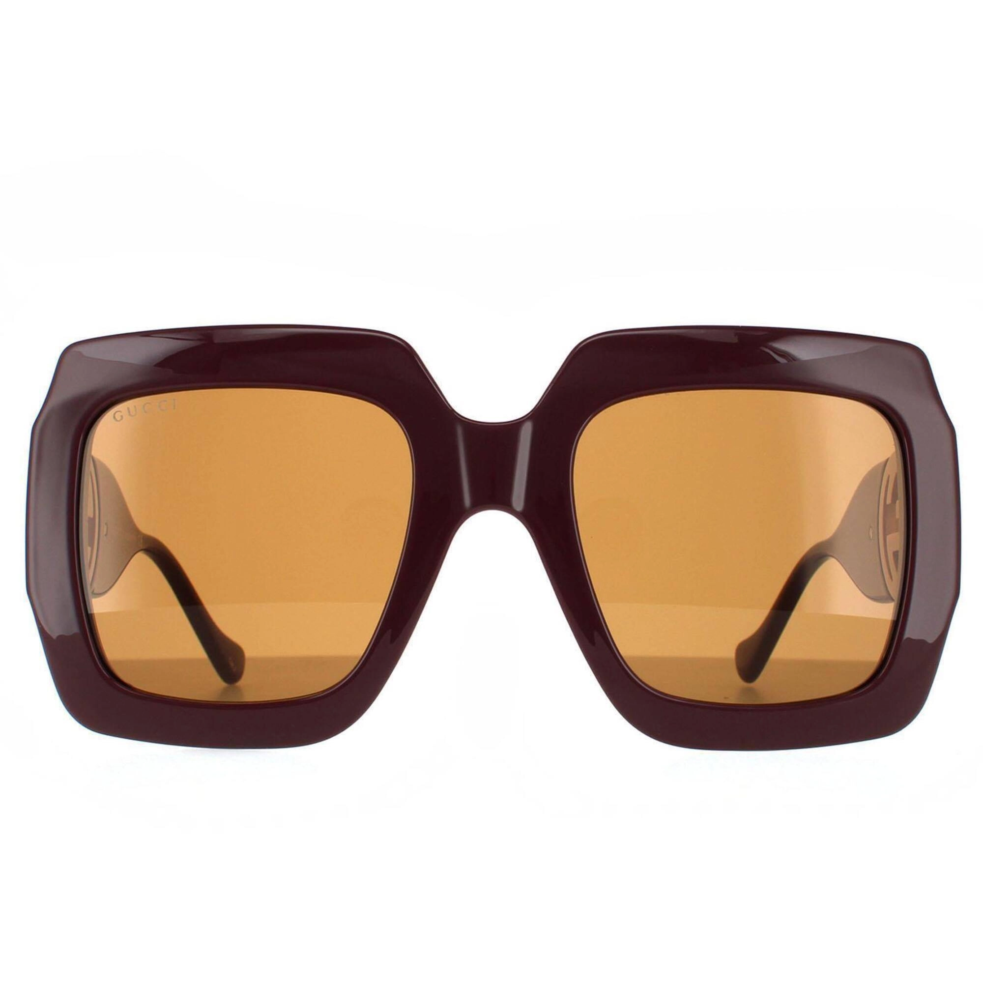 Gucci Women's Sunglasses - Full Rim Injection Square Frame Brown Lens | GG1022S 007