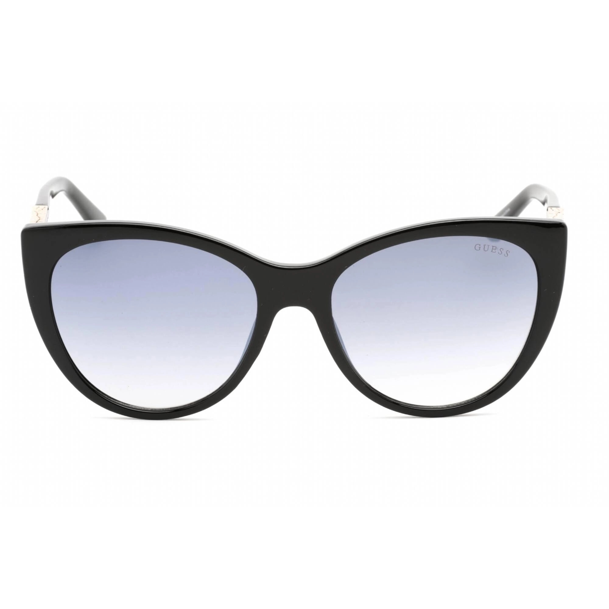 Guess Factory Men's Sunglasses - Full Rim Shiny Black Plastic Cat Eye | GF6069 01B