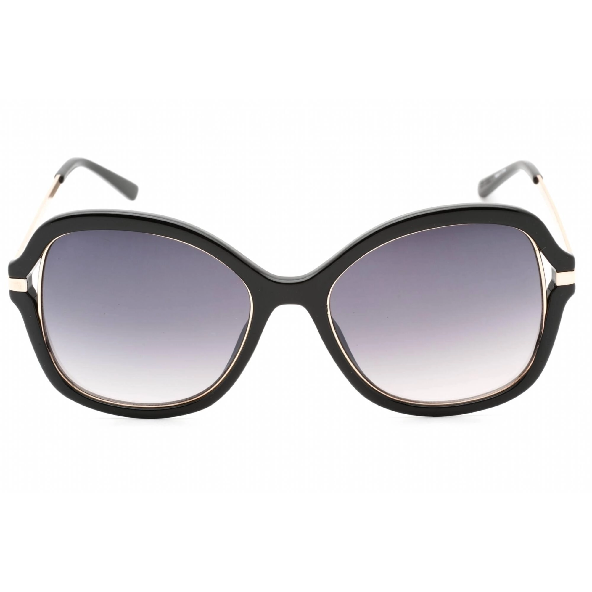 Guess Factory Men's Sunglasses - Shiny Black Full Rim Butterfly Frame | GF0352 01B
