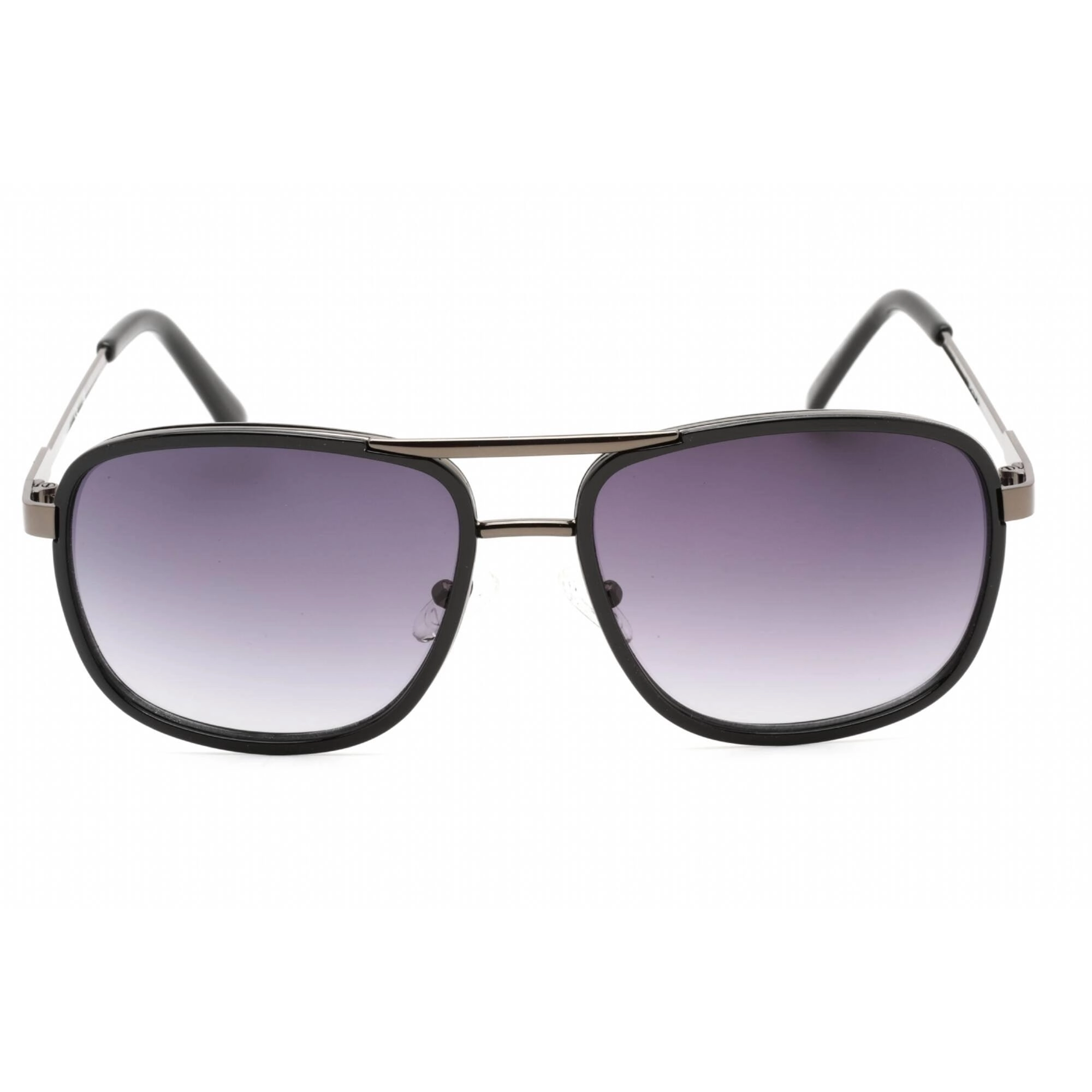 Guess Factory Men's Sunglasses - Shiny Black Rectangular Plastic Frame | GF0216 01B