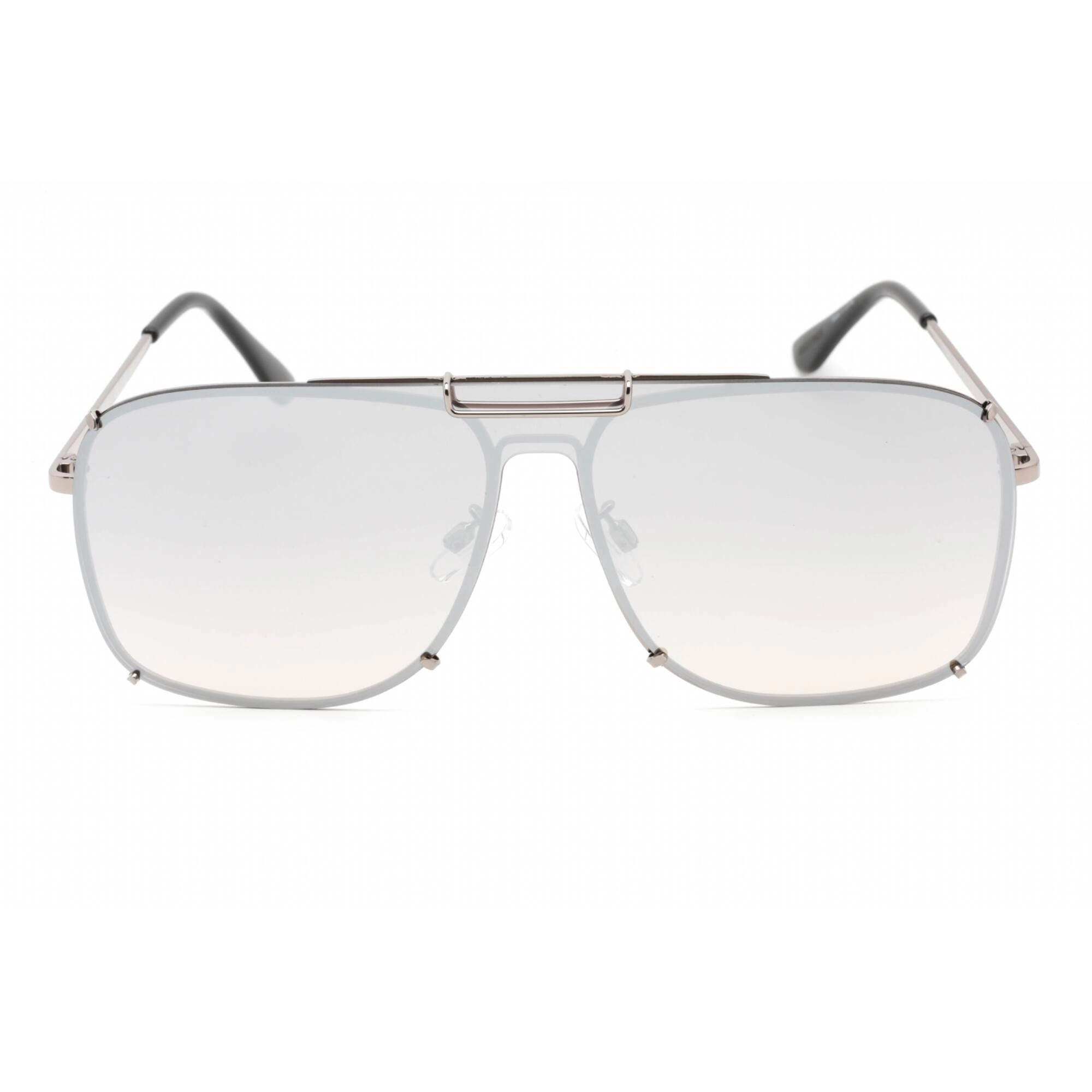 Guess Factory Men's Sunglasses - Shiny Light Ruthenium Rectangular Frame | GF0240 14C