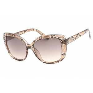 Guess Factory Women's Sunglasses - Shiny Light Brown Cat Eye Shape Frame | GF0383 45F