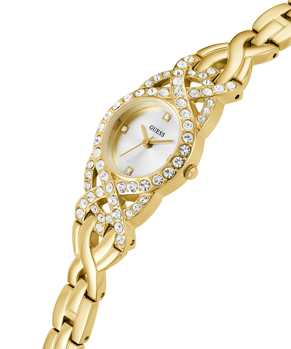 GUESS Ladies Gold Tone Analog Watch