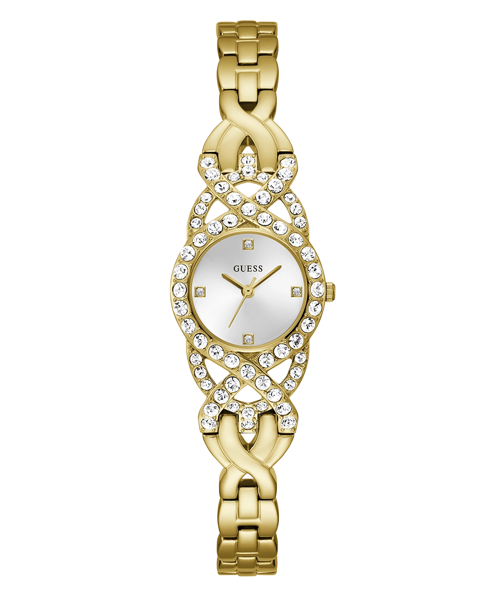 GUESS Ladies Gold Tone Analog Watch