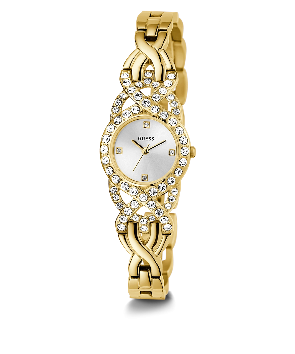GUESS Ladies Gold Tone Analog Watch