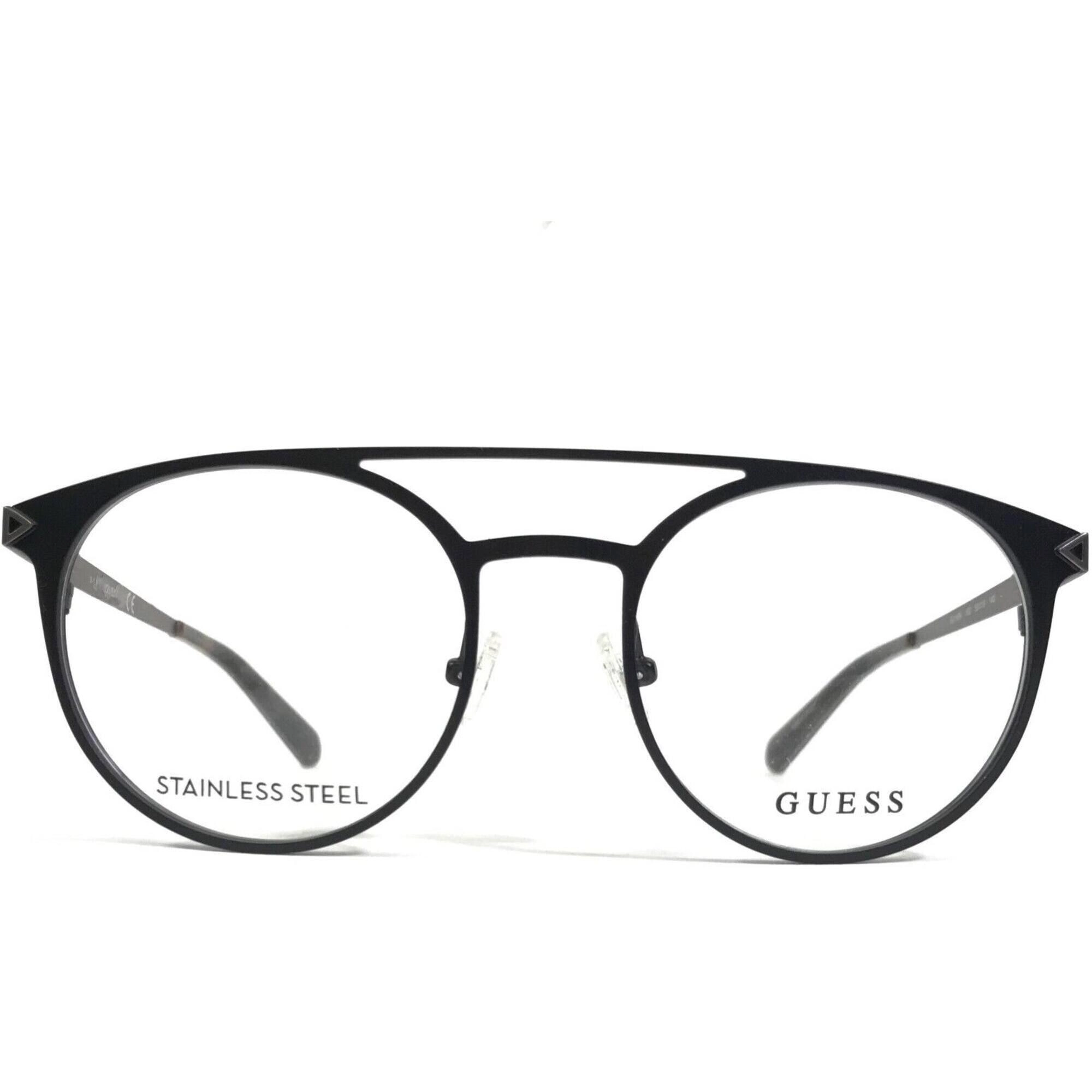 Guess Men's Eyeglasses - Black Metal Adjustable Nose Pads Full Rim Frame | GU1956 2