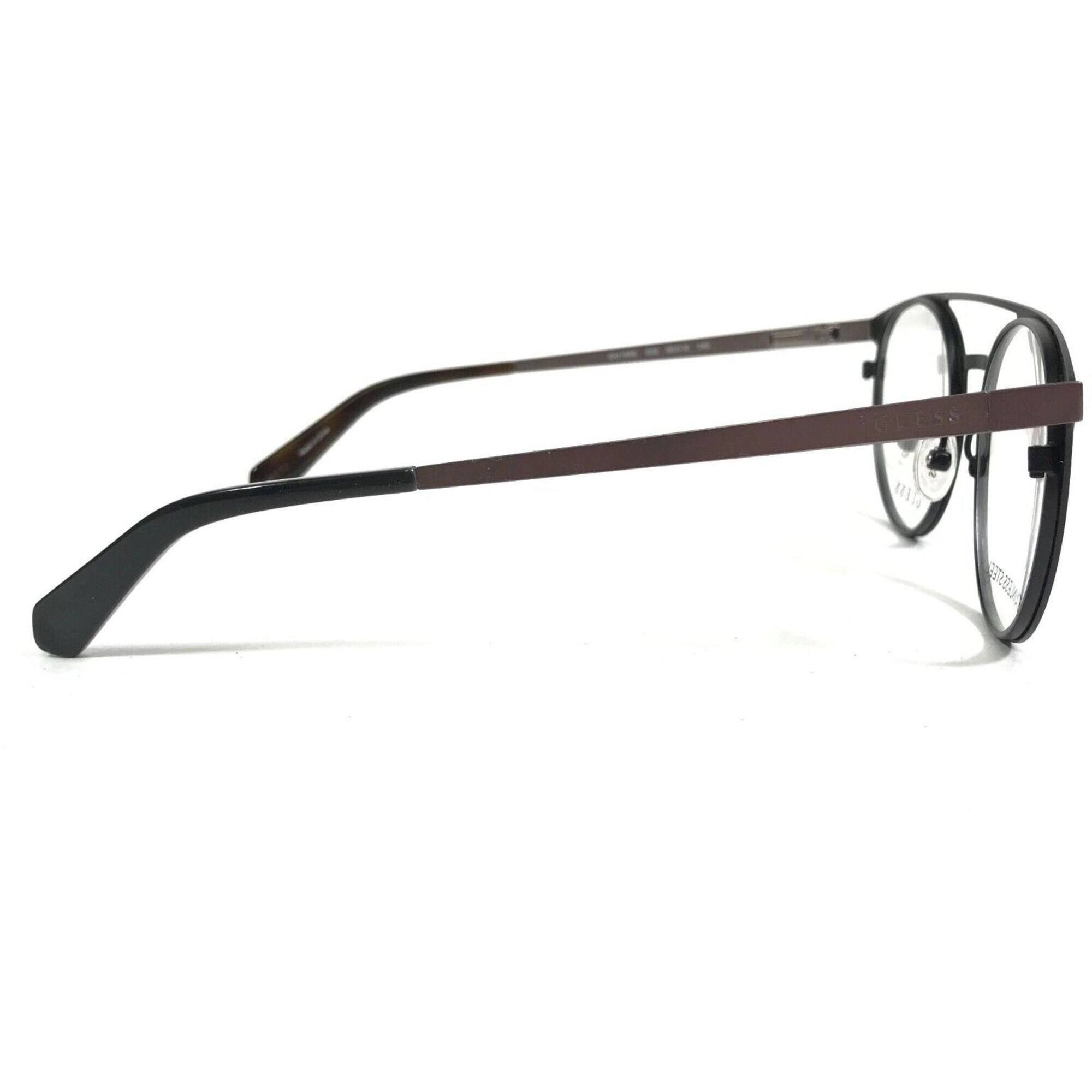 Guess Men's Eyeglasses - Black Metal Adjustable Nose Pads Full Rim Frame | GU1956 2