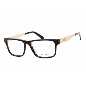 Guess Men's Eyeglasses - Full Rim Rectangular Dark Havana Plastic Frame | GU1995 052
