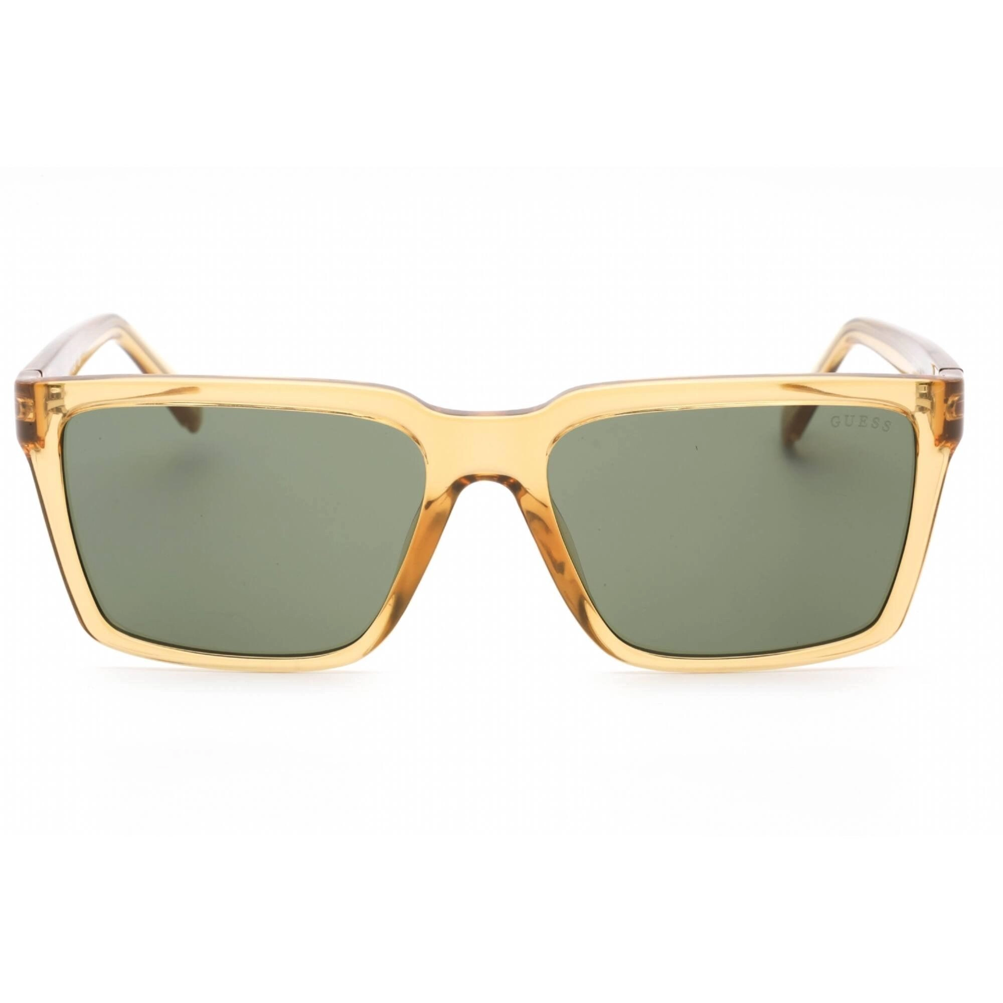 Guess Men's Sunglasses - Full Rim Yellow/Other Plastic Rectangular Frame | GU00084 41N