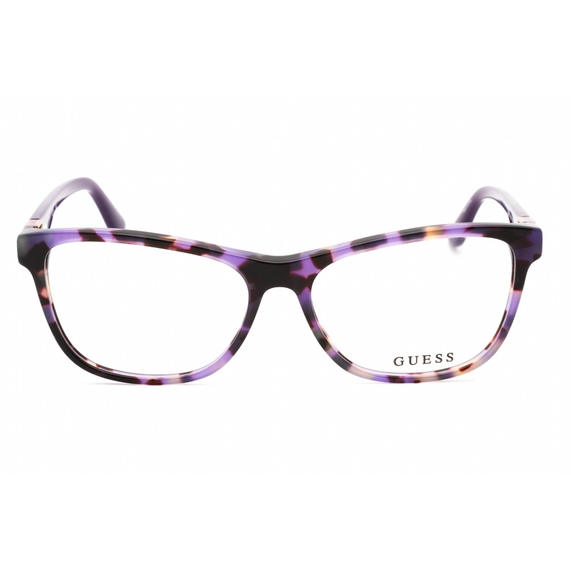 Guess Women's Eyeglasses - Clear Demo Lens Violet/Other Cat Eye Frame | GU2973 083