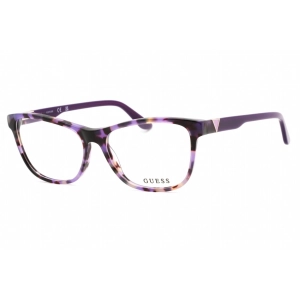 Guess Women's Eyeglasses - Clear Demo Lens Violet/Other Cat Eye Frame | GU2973 083