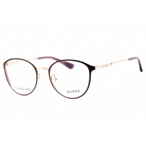 Guess Women's Eyeglasses - Full Rim Cat Eye Violet/Rose Gold Frame | GU2861-D 083