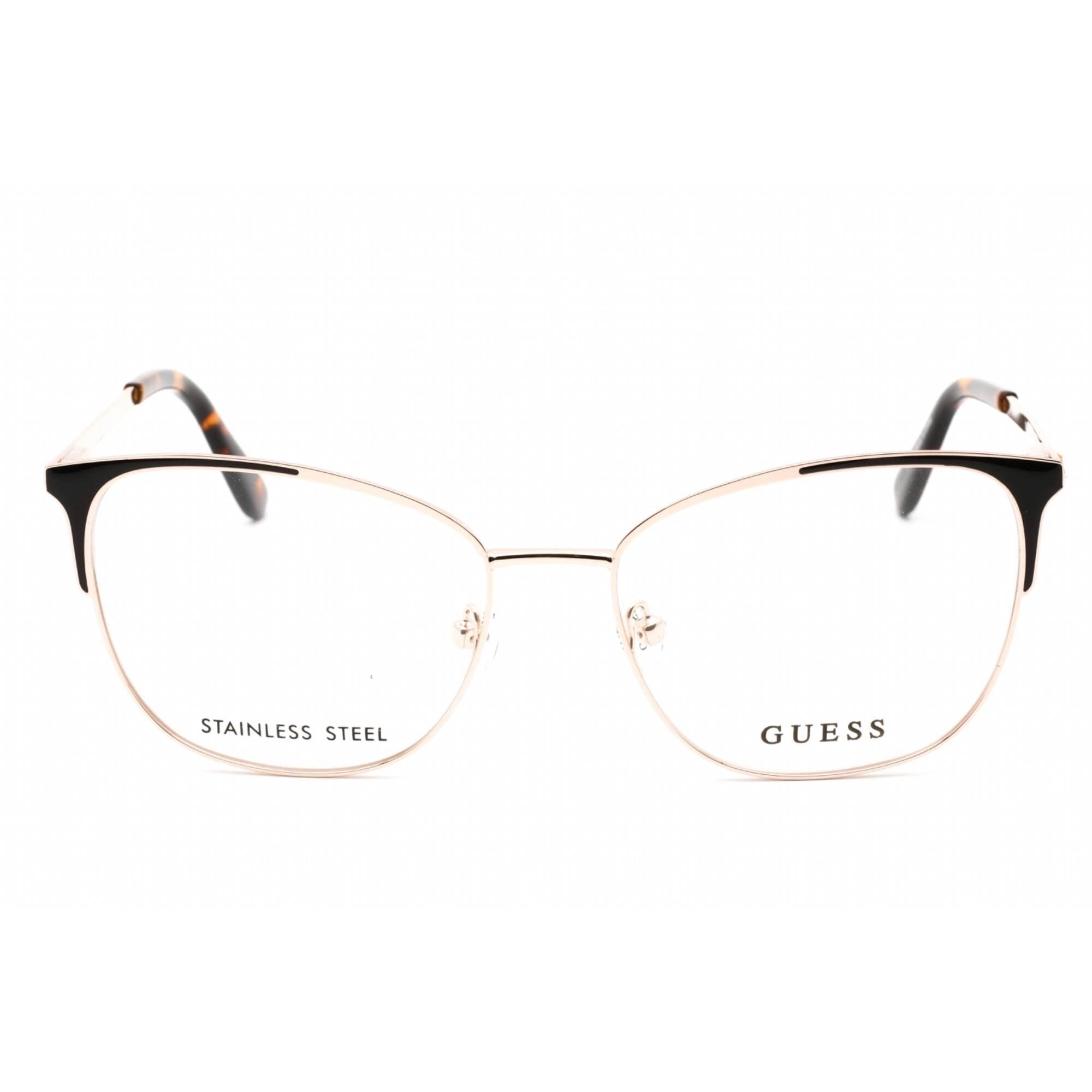 Guess Women's Eyeglasses - Full Rim Dark Brown/Other Plastic Round Frame | GU2705 050