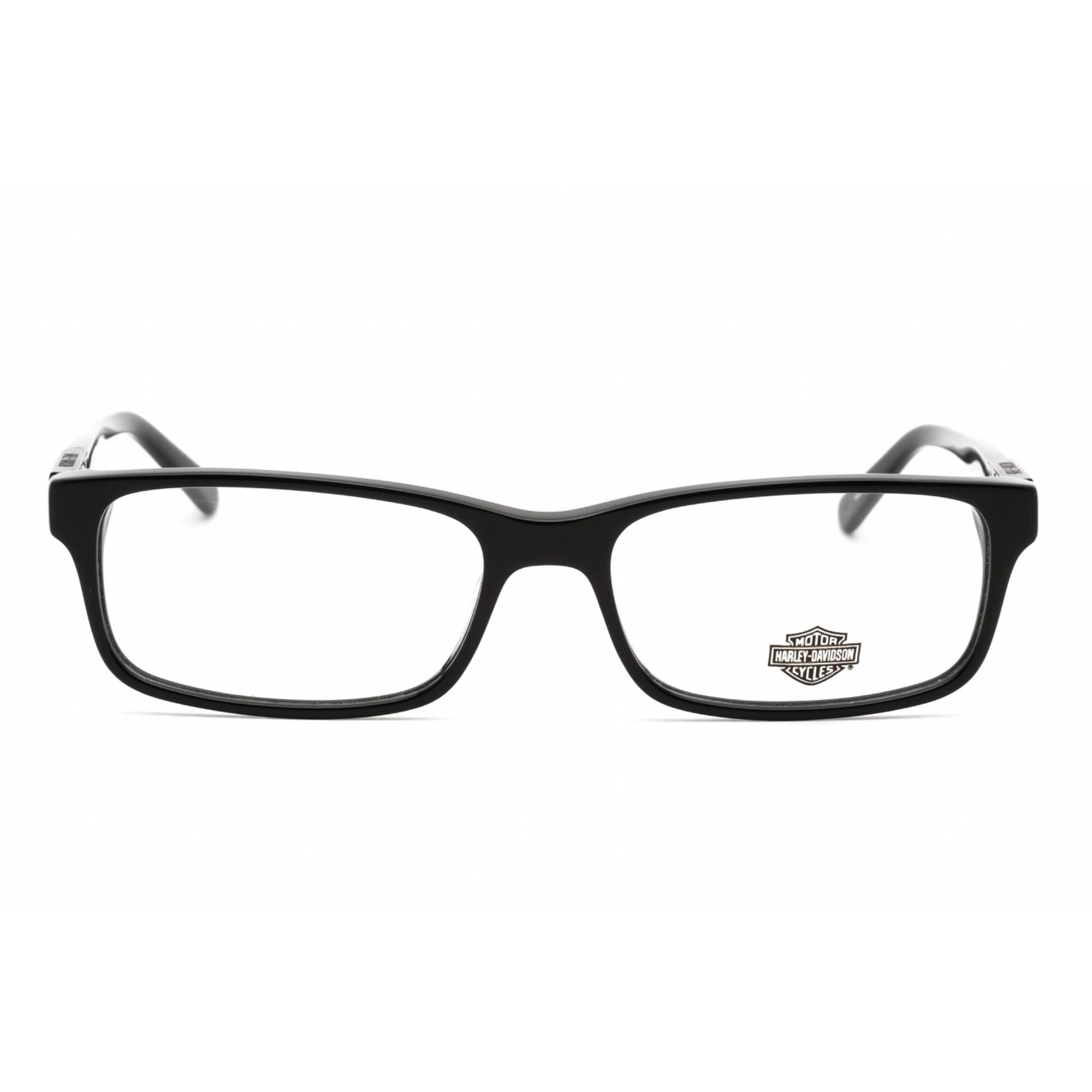 Harley Davidson Men's Eyeglasses - Fixed Nose Pads Matte Black Plastic | HD0762 002