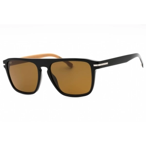 Hugo Boss Men's Sunglasses - Black Rectangular Full Rim Frame | BOSS 1599/S 0807 70