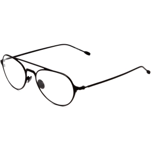 John Varvatos Men's Eyeglasses - Black Metal Pilot Frame | JOHN VARVATOS V164 BLA 53