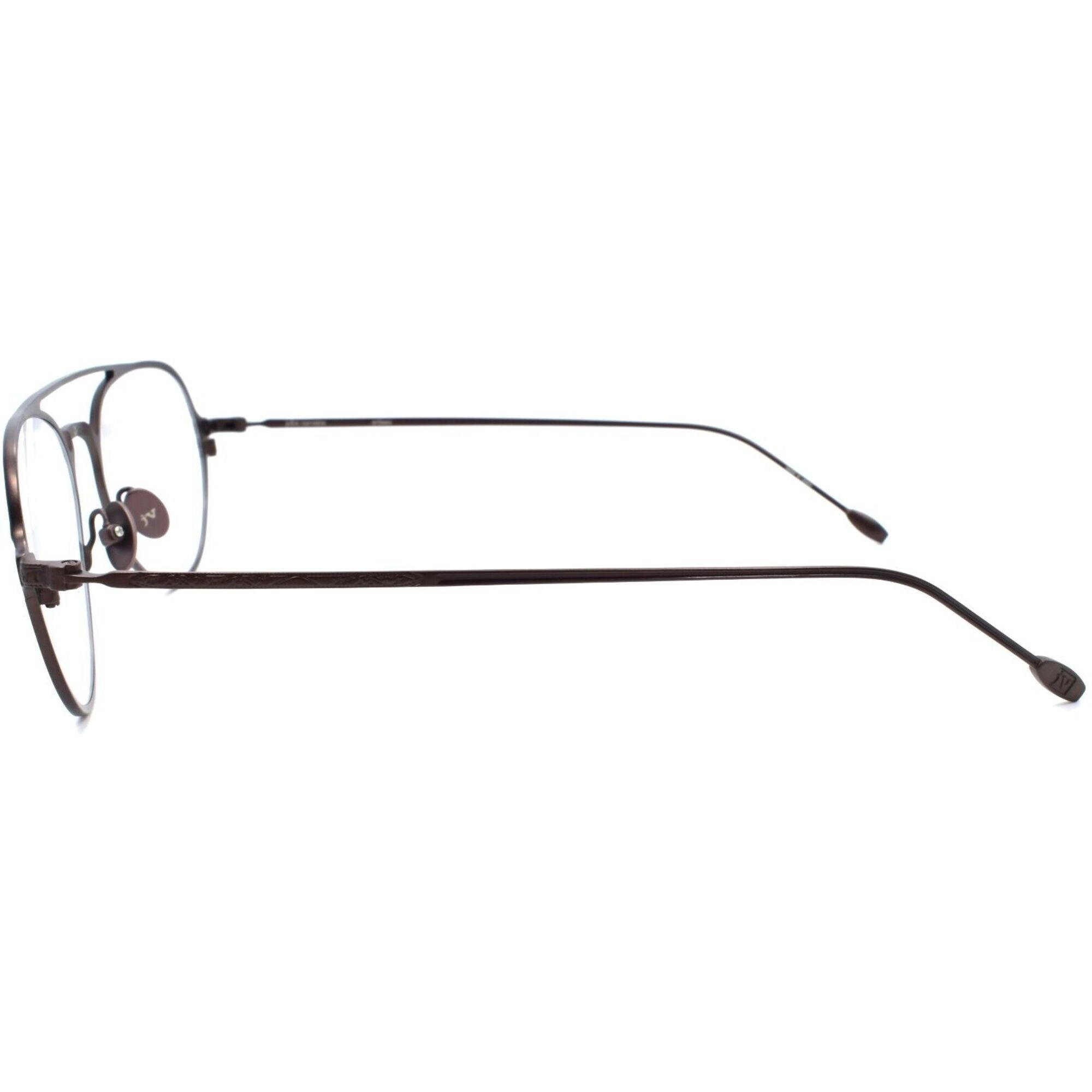 John Varvatos Men's Eyeglasses - Black Metal Pilot Frame | JOHN VARVATOS V164 BLA 53