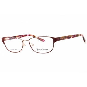 Juicy Couture Women's Eyeglasses - Opal Burgundy Gold Metal Oval Frame | JU 223 LHF