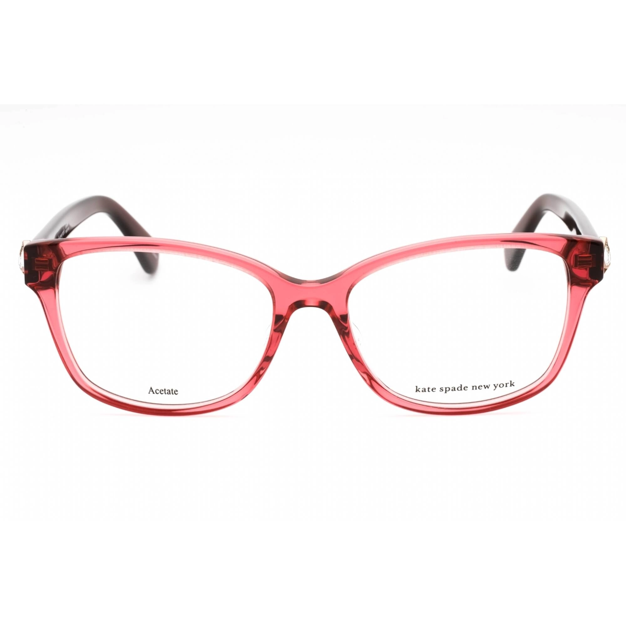 Kate Spade Women's Eyeglasses - Burgundy Full Rim Cat Eye Frame | REILLY/G 0LHF 00