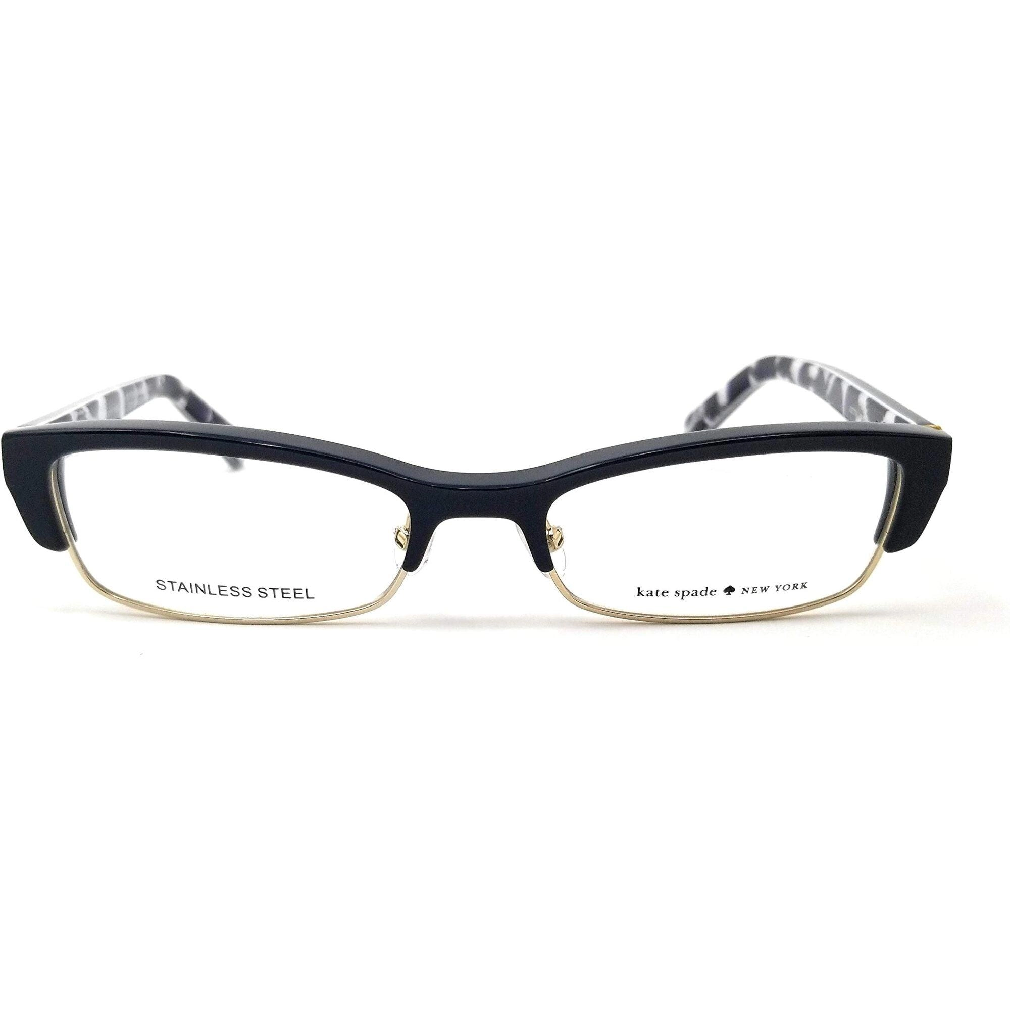 Kate Spade Women's Eyeglasses - Navy Blue Metal Frame, 50 mm | KATE SPADE JOETTA 0FB2