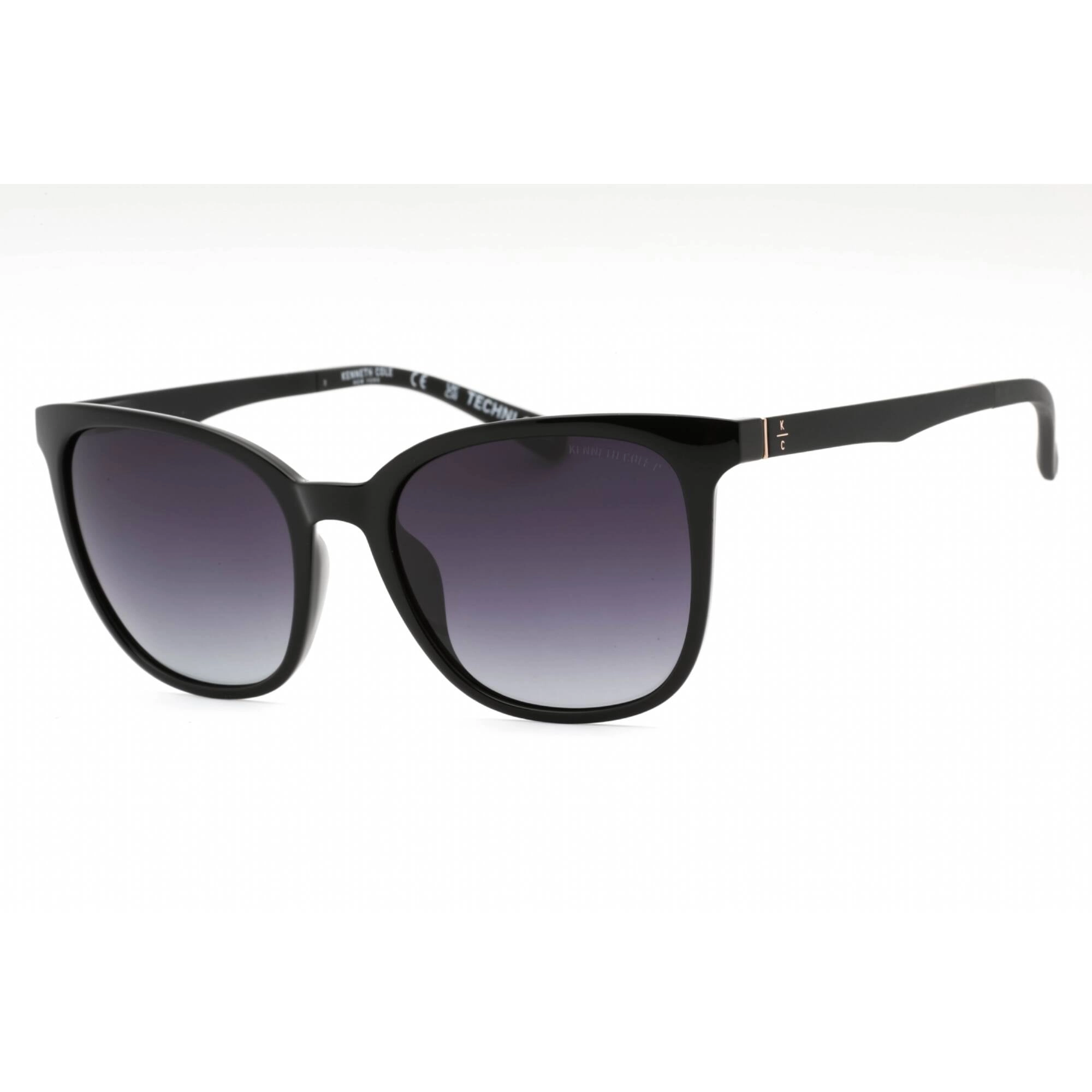 Kenneth Cole New York Women's Sunglasses - Shiny Black Plastic Cat Eye | KC7263 01D