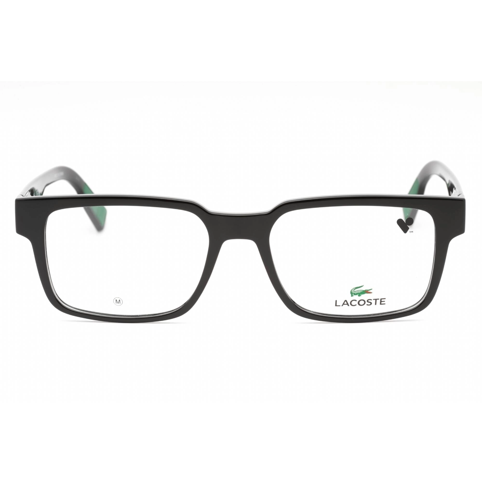 Lacoste Men's Eyeglasses - Black Plastic Rectangular Shape Full Rim Frame | L2928 001