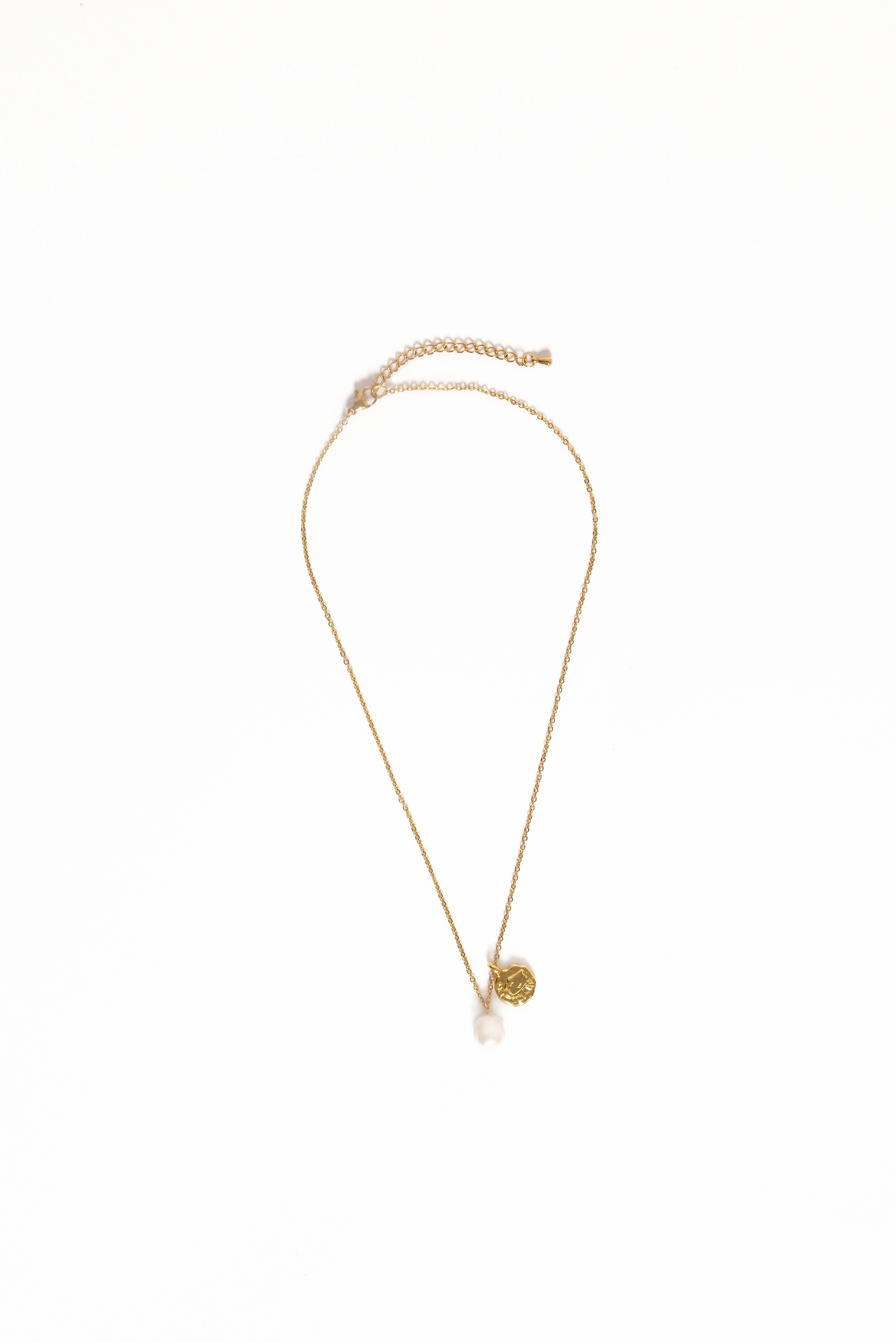 Lavinia Necklace - Gold/Pearl
