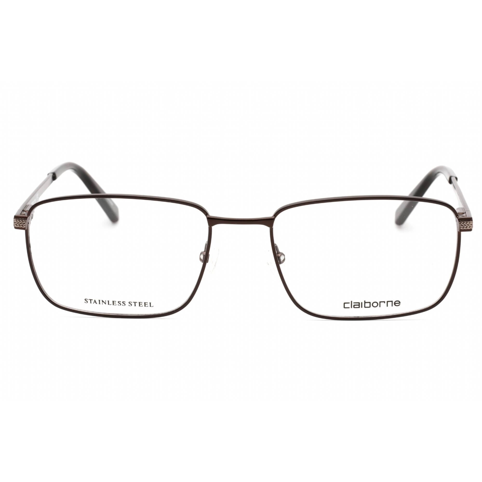 Liz Claiborne Men's Eyeglasses - Dark Brown Full Rim Rectangular Frame | CB 249 R0Z