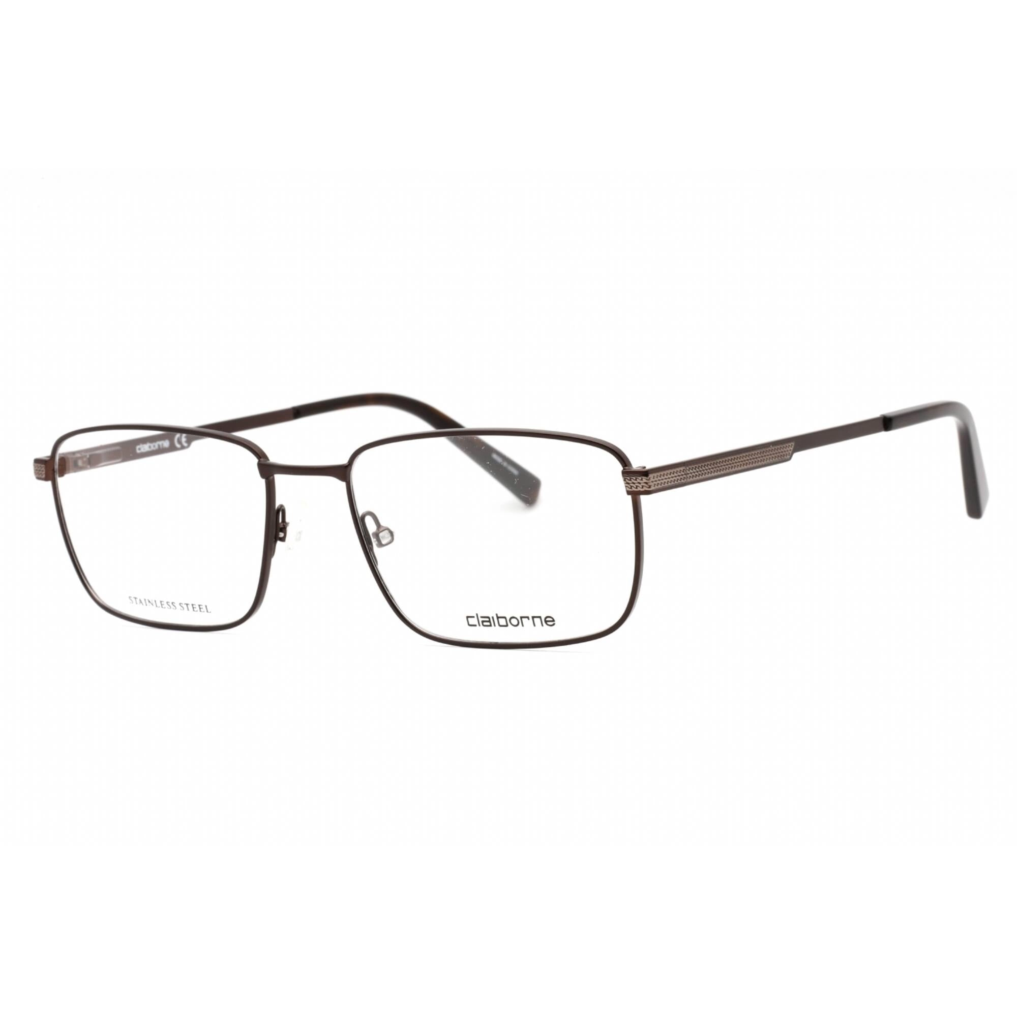 Liz Claiborne Men's Eyeglasses - Dark Brown Full Rim Rectangular Frame | CB 249 R0Z
