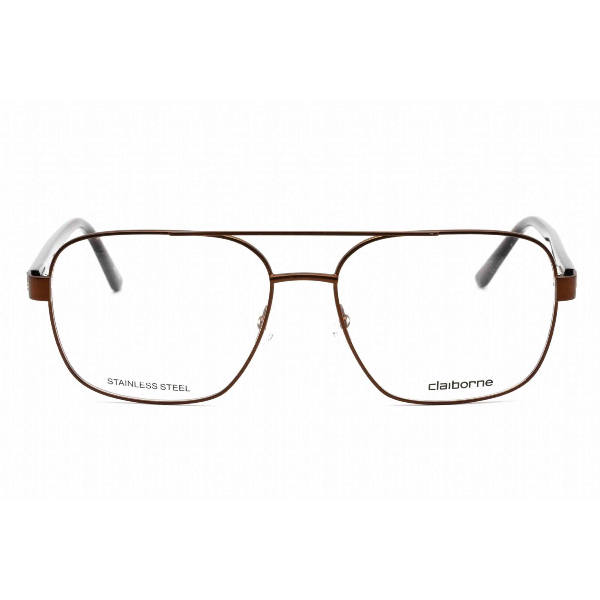Liz Claiborne Men's Eyeglasses - Light Brown Metal Rectangular Frame | CB 263 0TUI 00