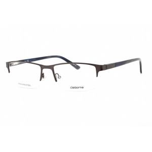 Liz Claiborne Men's Eyeglasses - Matte Grey Metal Rectangular Frame | CB 254 0FRE 00
