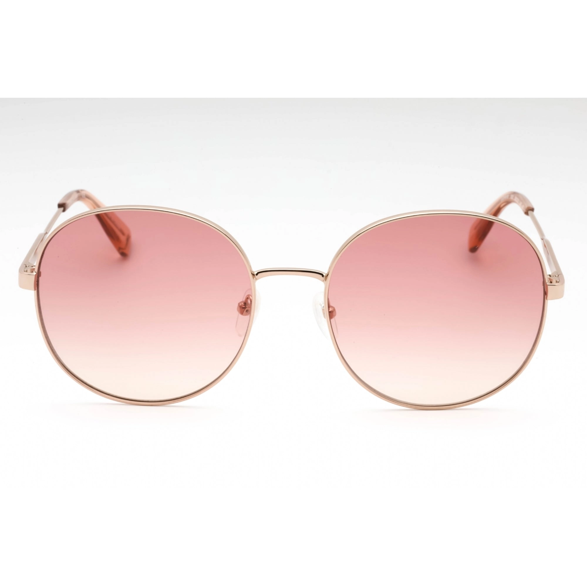 Longchamp Women's Sunglasses - Rose Gold Metal Round Full Rim Shape Frame| LO161S 703