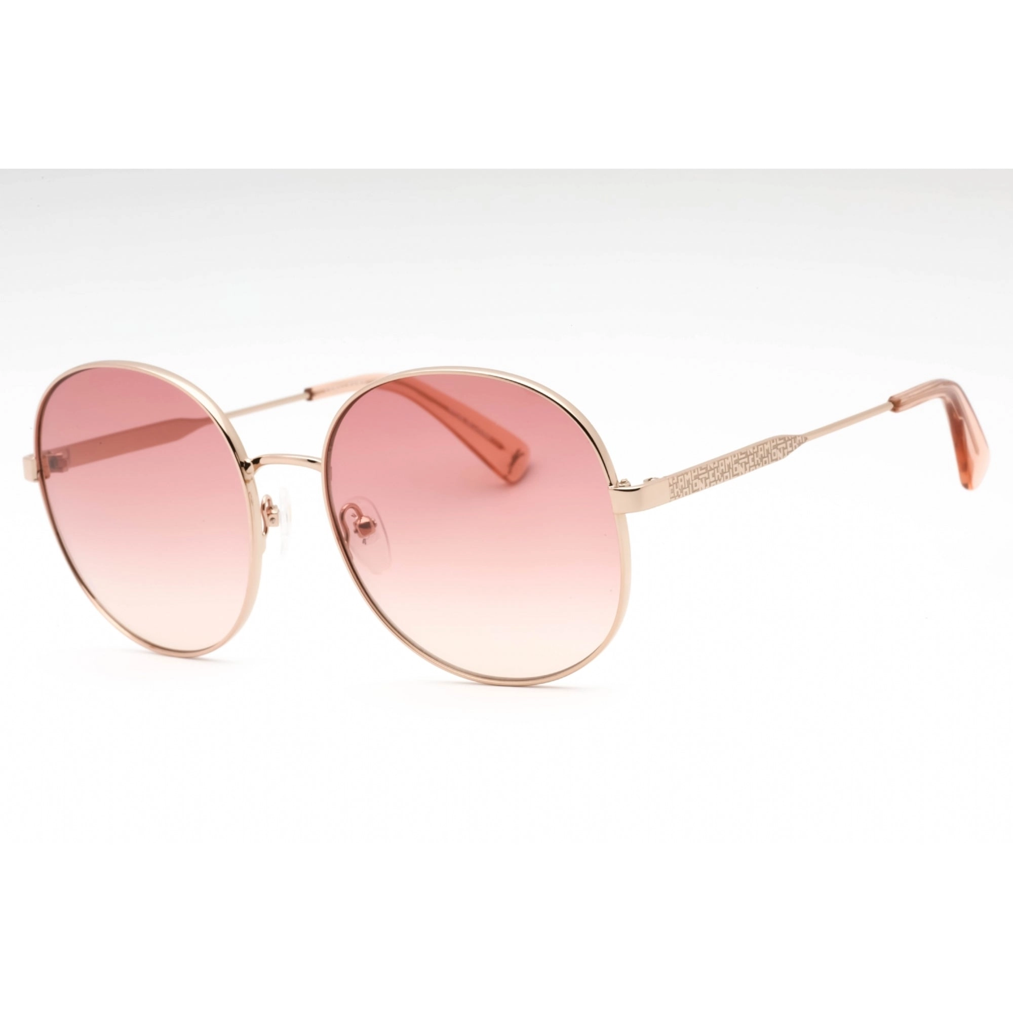 Longchamp Women's Sunglasses - Rose Gold Metal Round Full Rim Shape Frame| LO161S 703