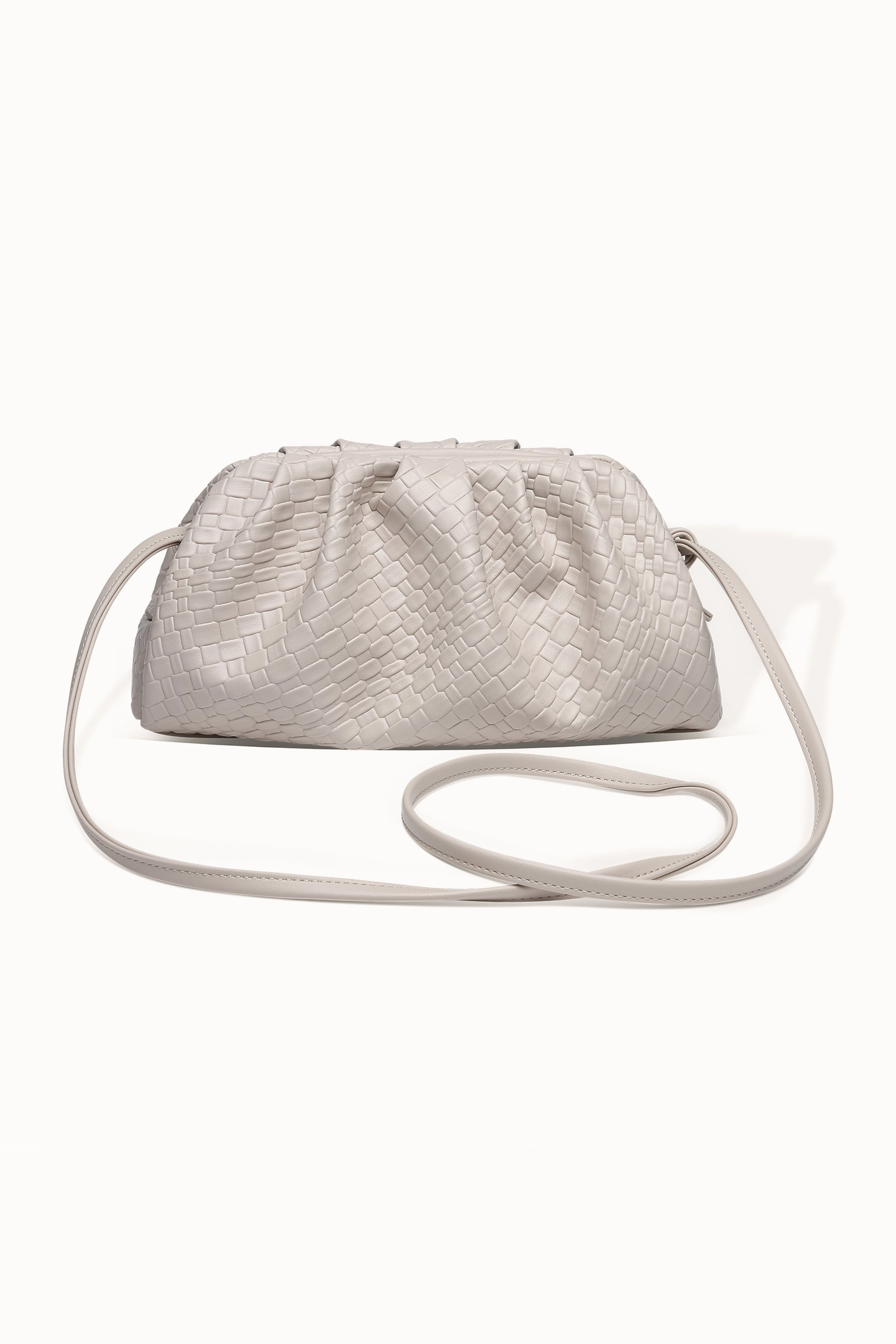 Macy Woven Clutch - Malt