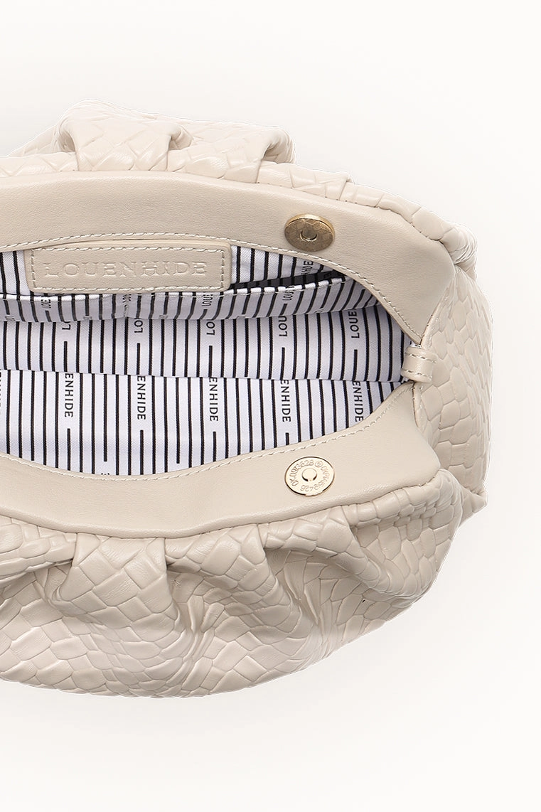 Macy Woven Clutch - Malt