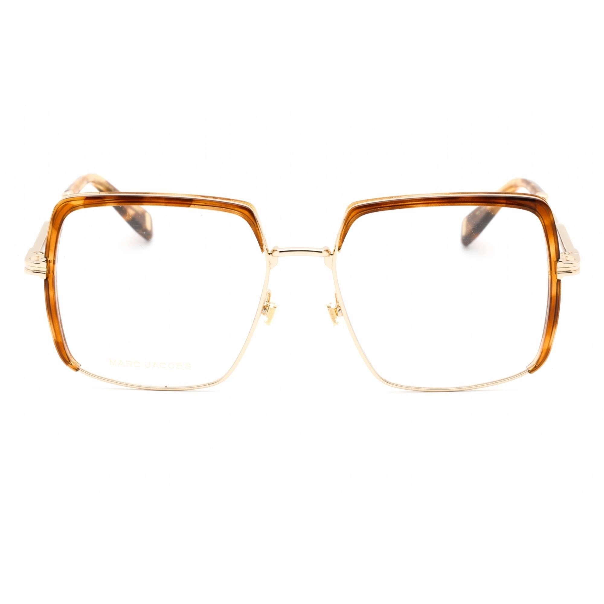 Marc Jacobs Women's Eyeglasses - Gold Havana Full Rim Square Frame | MJ 1067 006J 00